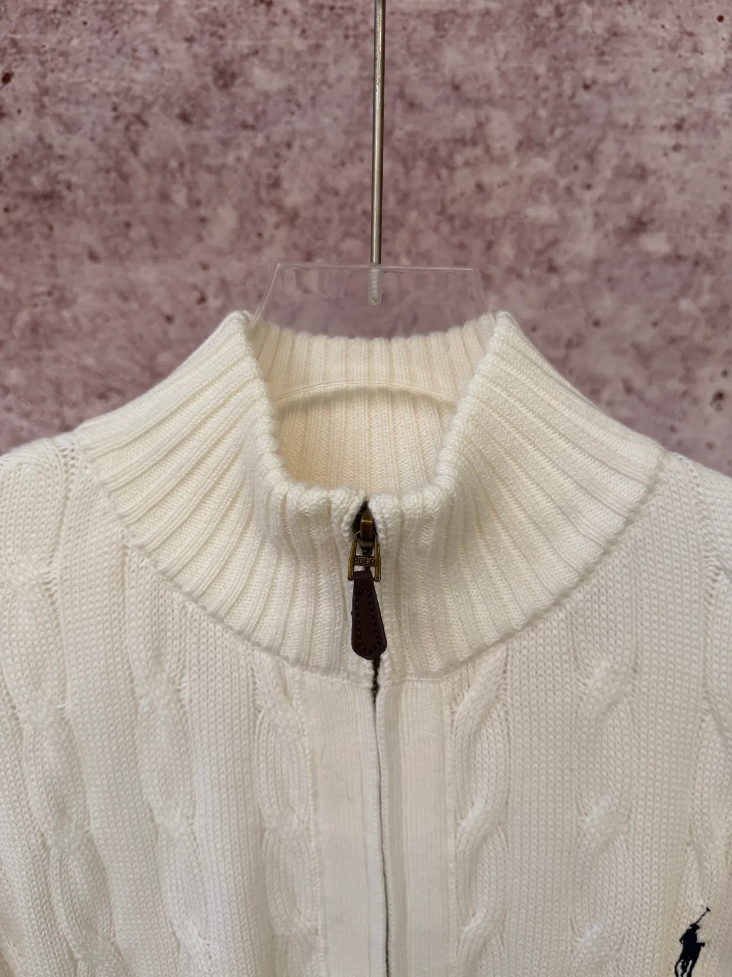P260 Ralph Lauren's new autumn full-zip sweater jacket, the same style for men and women, can be worn as an inner layer or as a jacket, original pure cotton washed yarn, customized hardware accessories, original exquisite pony logo embroidery, fine workmanship, recommended hot product